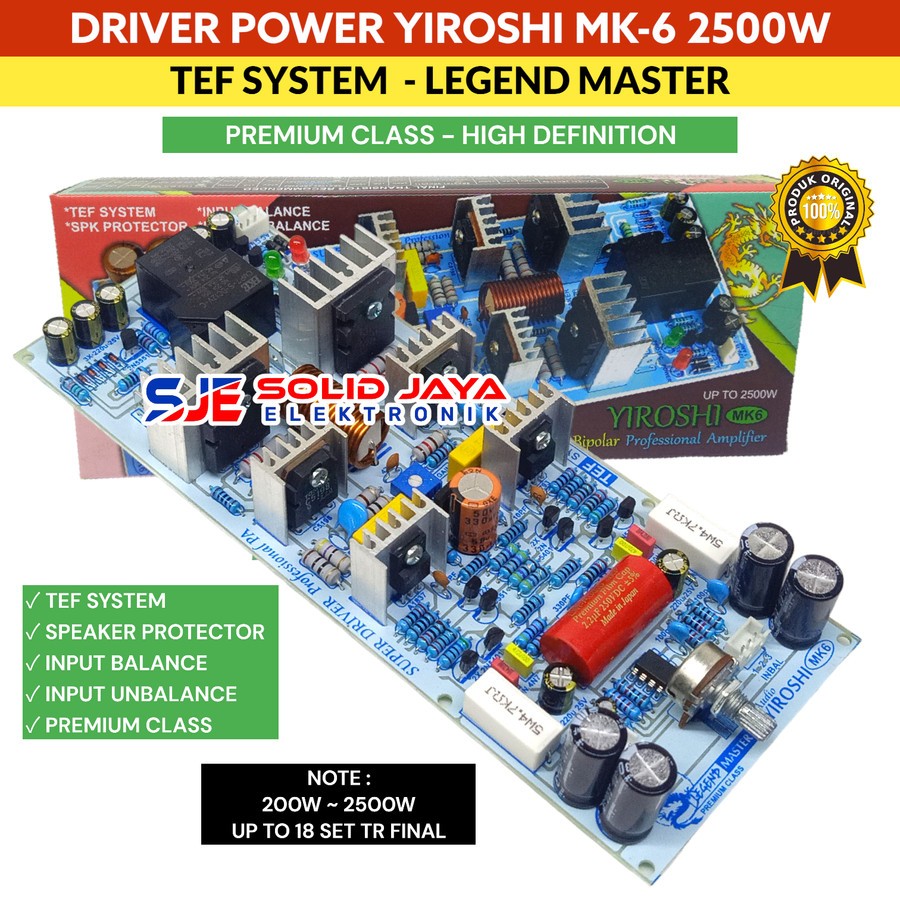 Jual KIT DRIVER YIROSHI MK 6 MK6 MK-6 SUPER DRIVER PROFESSIONAL