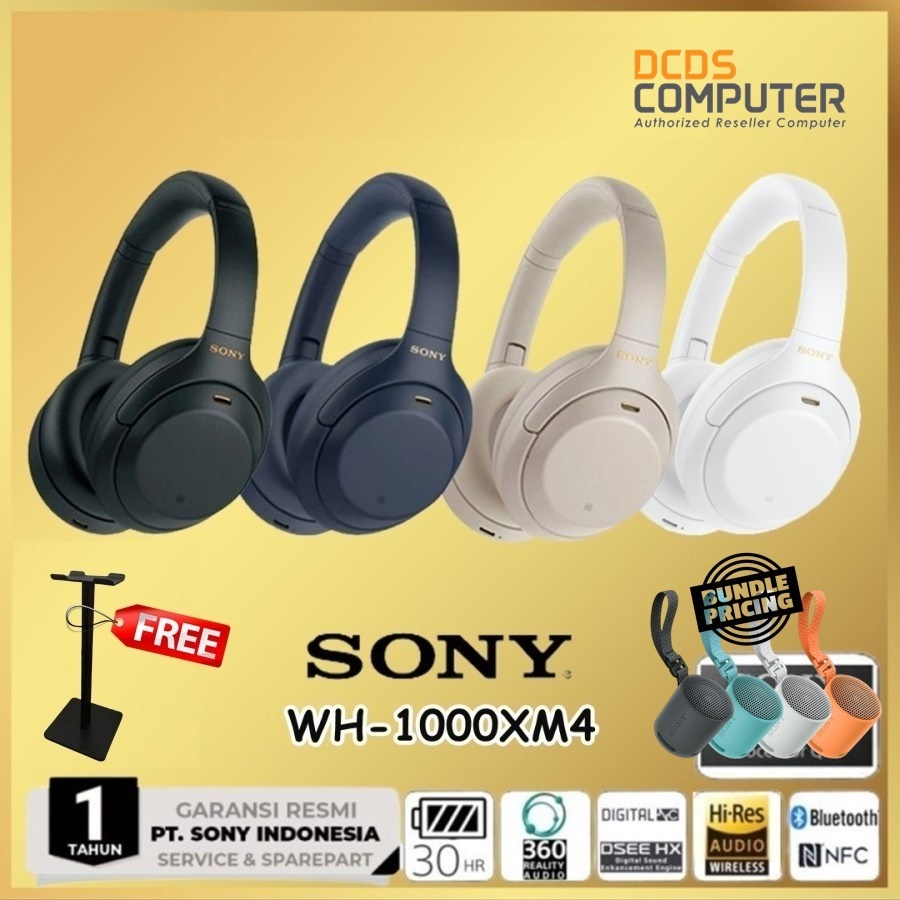 Sony WH-1000XM4 Wireless Headphone WH1000XM4 WH 1000XM4 WH1000 XM4 Headset