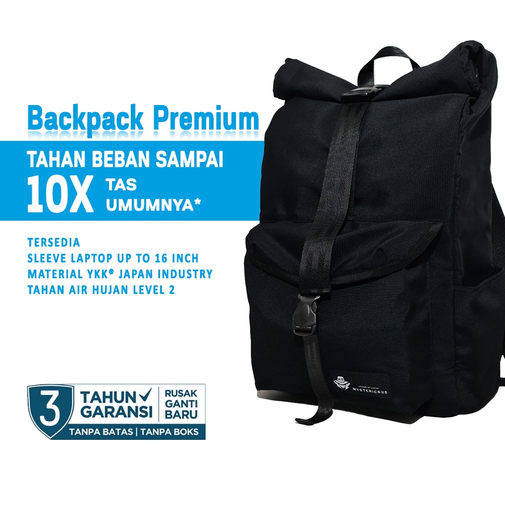 Jual BP-704 Tas Ransel Rolltop Backpack Laptop 21 L Waterproof by ...