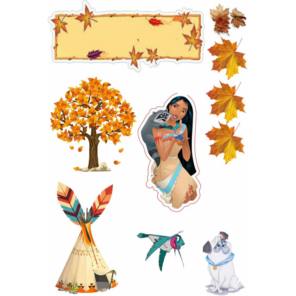 Jual Topper POCAHONTAS / Topper Princes Disney / Topper Karakter Hiasan ...