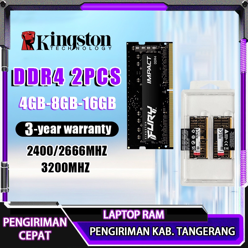 Jual Kingston Hyperx Notebook Ram DDR4 2PCS/SET Laptop RAM 8GB