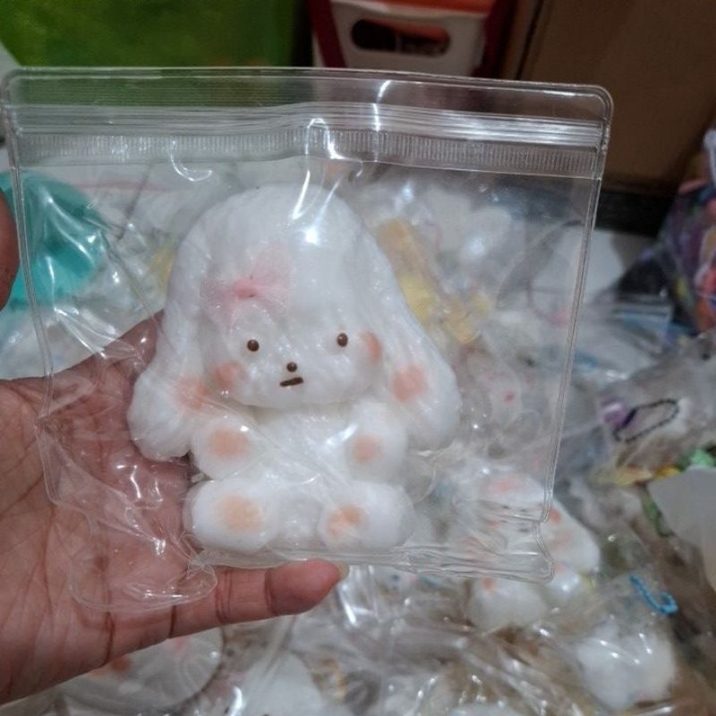 Jual taba squishy rabbit/squishy taba rabbit/taba squishy kelinci ...