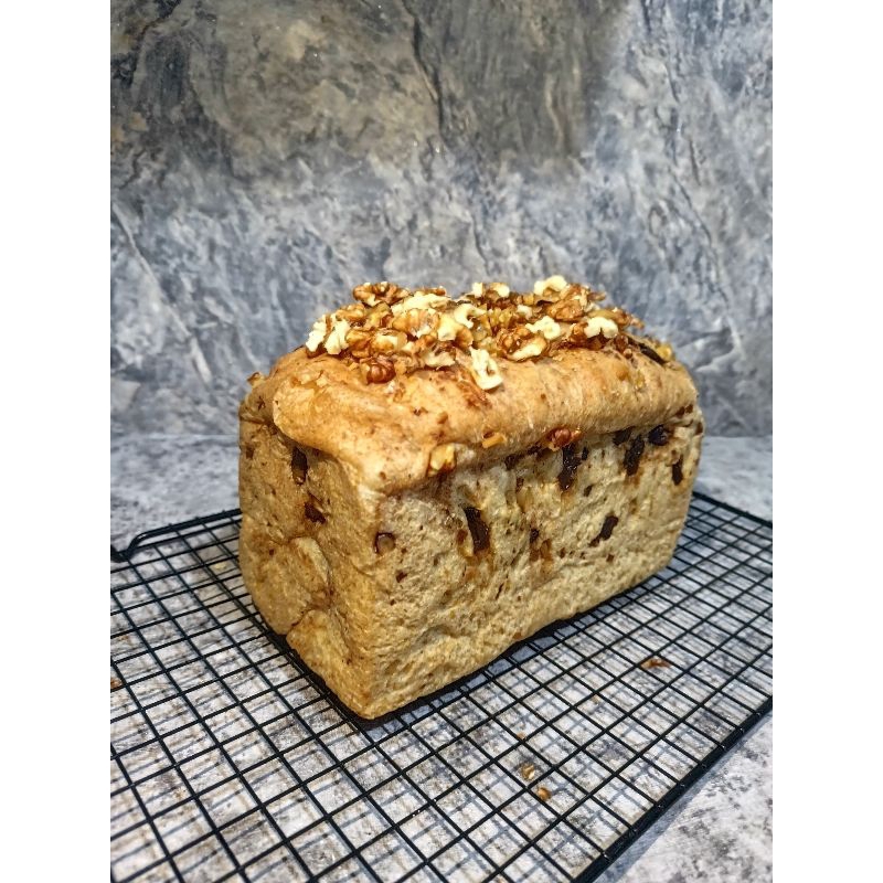Jual Roti Gandum Walnut Raisin (Bebas Gula, Susu, Telur, Butter) dengan ...
