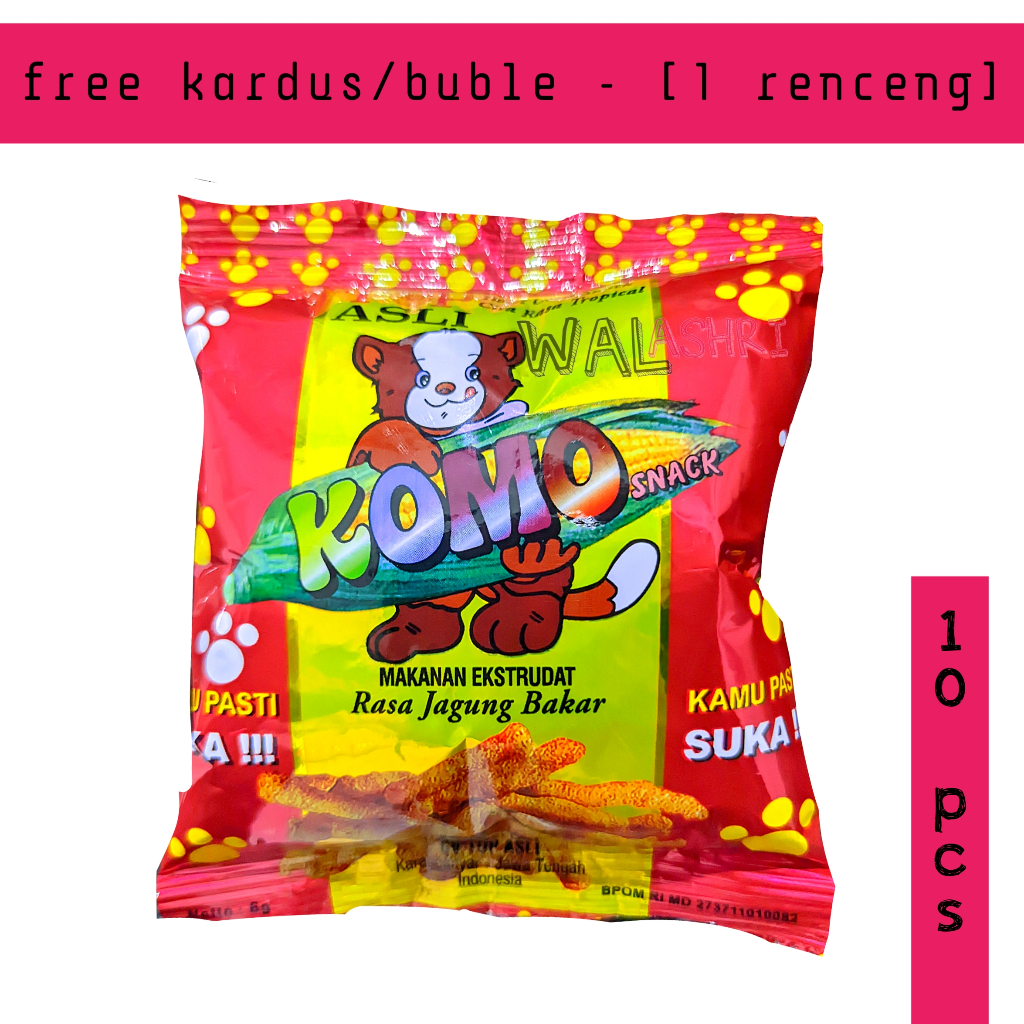 Jual sanck komo jagung bakar renceng isi 10 pcs | Shopee Indonesia