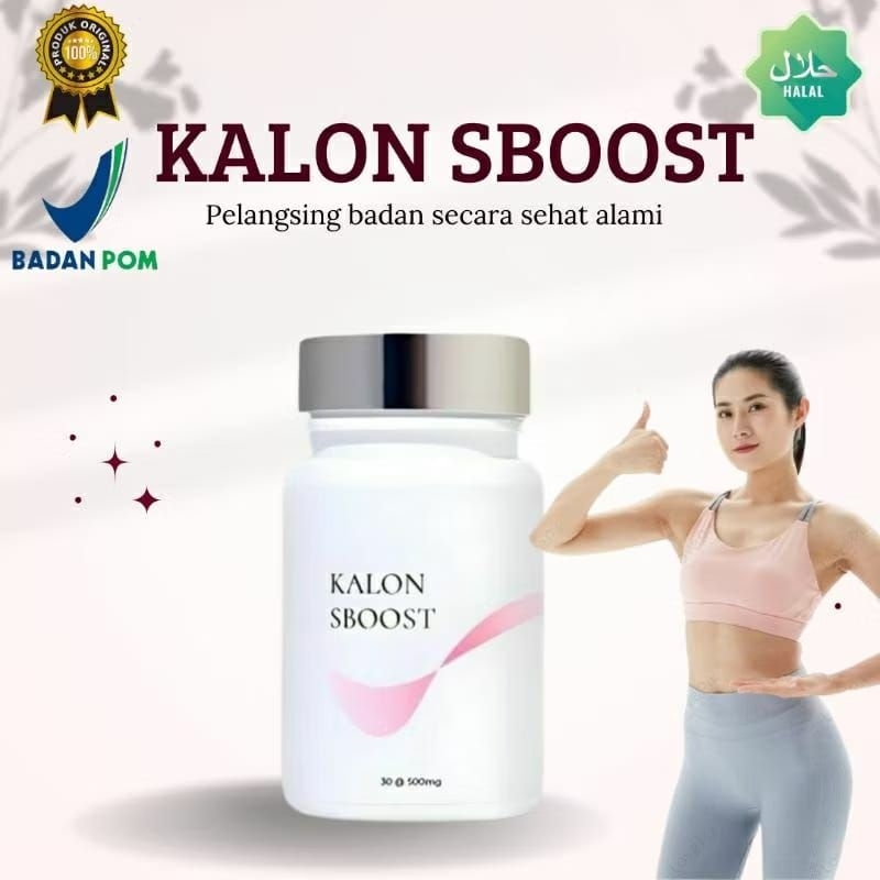 Jual KALON SBOOST - Premium Herbal Pelangsing Badan Isi 30 Kapsul ...