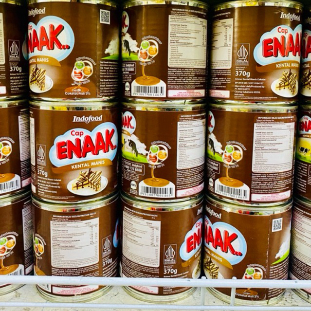 Jual Susu Kental Manis Cap Enak 370g rasa cokelat | Shopee Indonesia