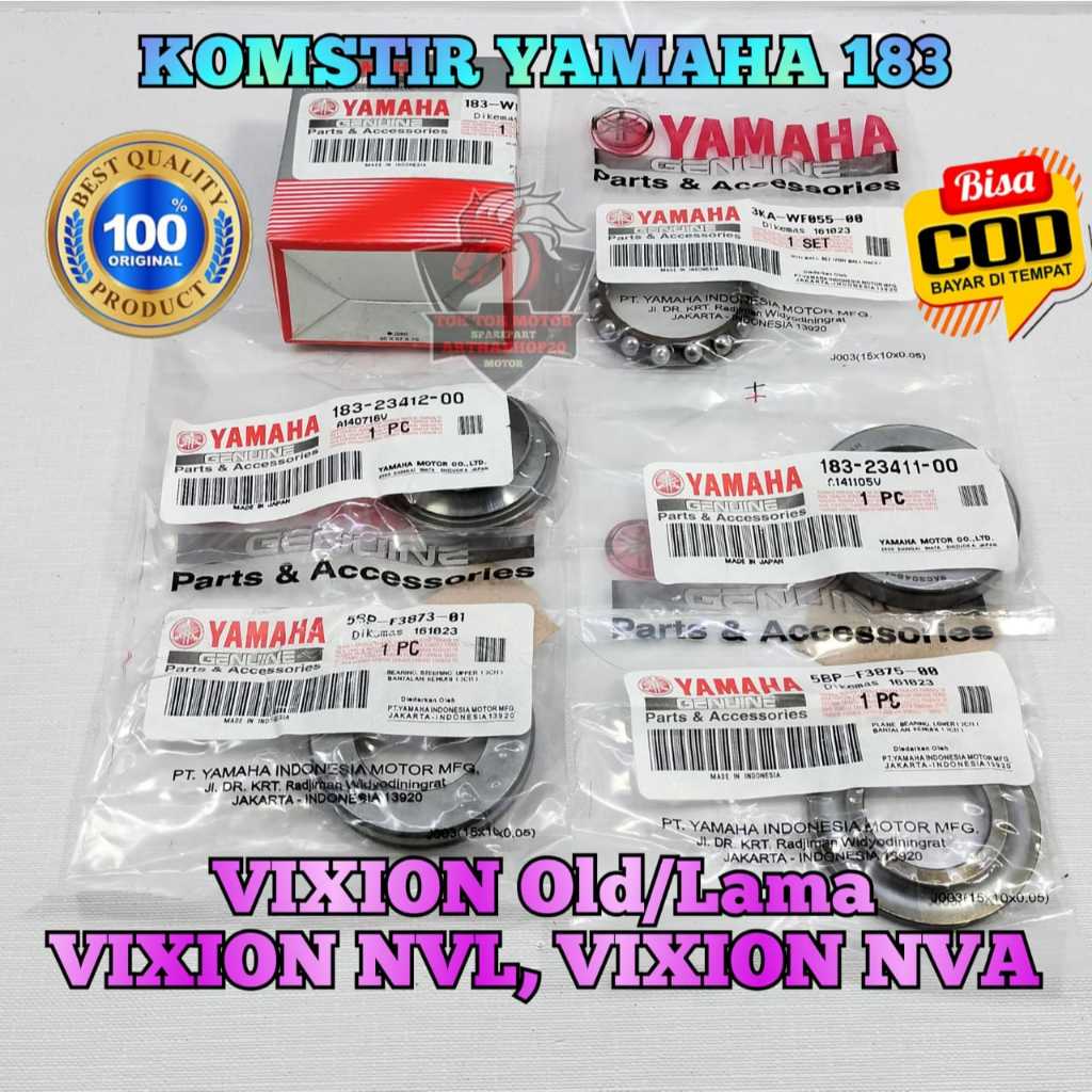 Jual KOMSTIR 183 ASLI ORIGINAL MOTOR YAMAHA VIXION OLD / LAMA , VIXION ...