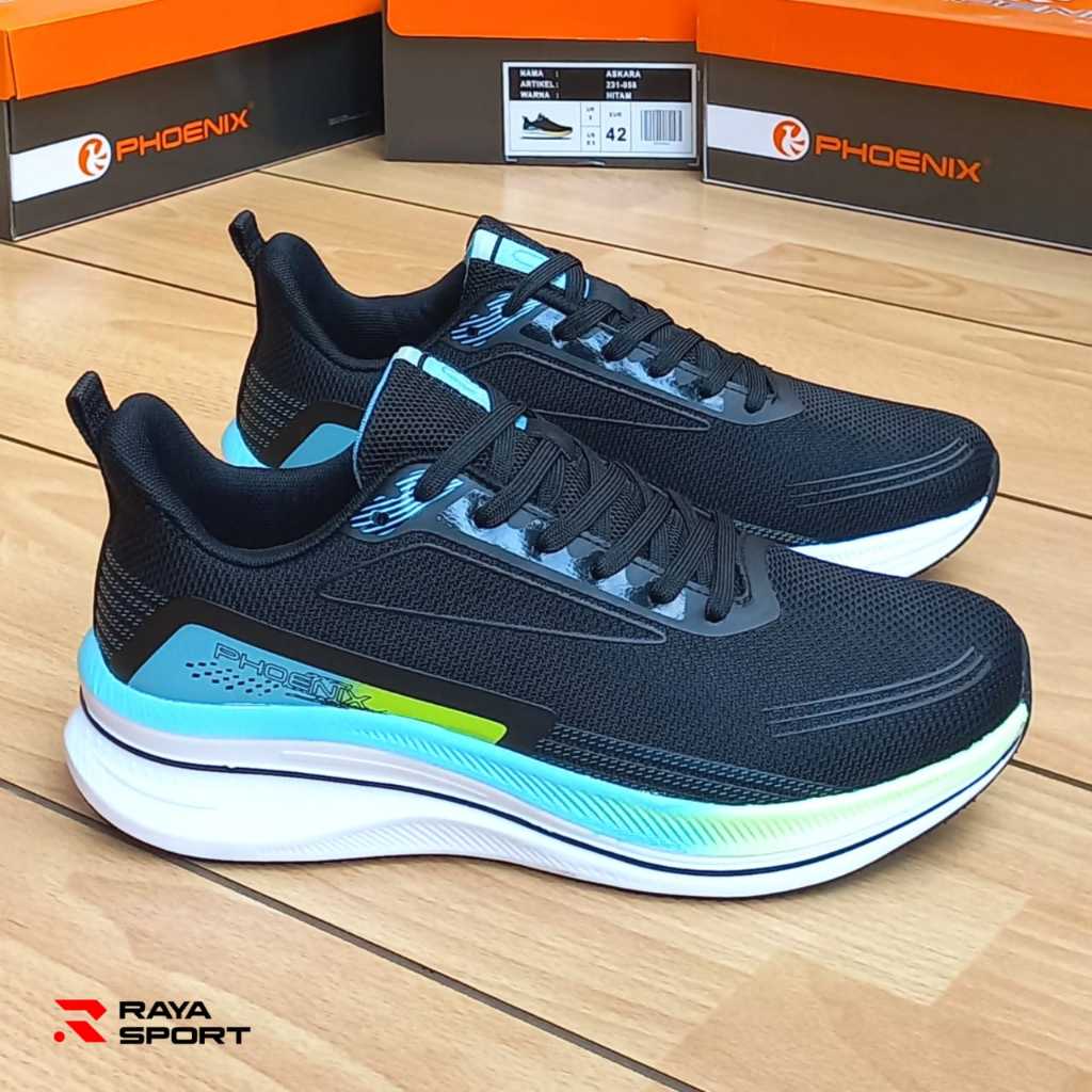 Jual PHOENIX ASKARA HITAM SEPATU LARI | Shopee Indonesia