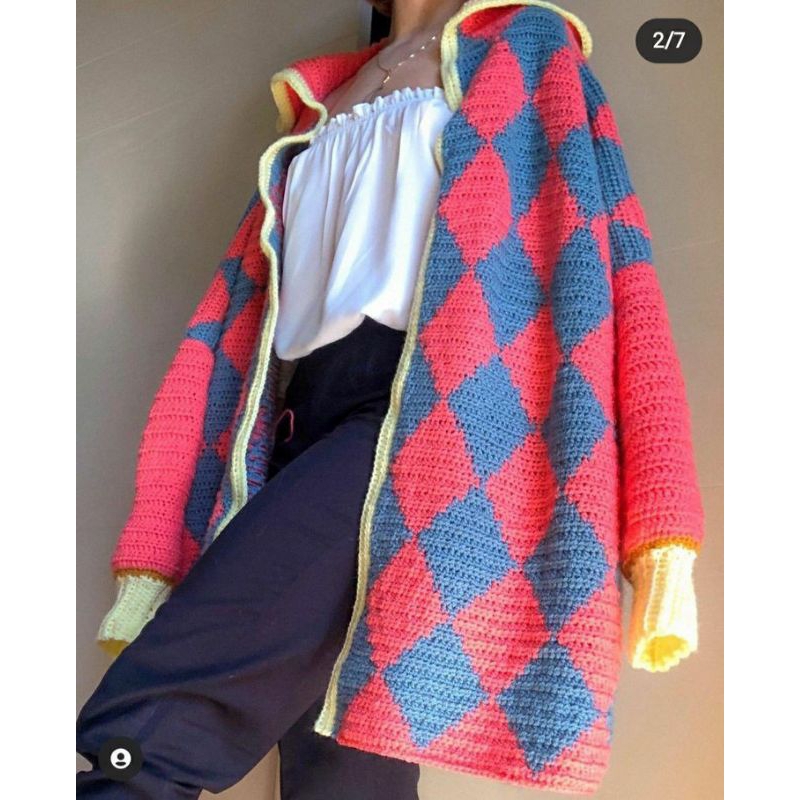 Jual Howl's Moving Castle Cardigan Custom/ HOWL'S MOVING CASTLE CROCHET ...