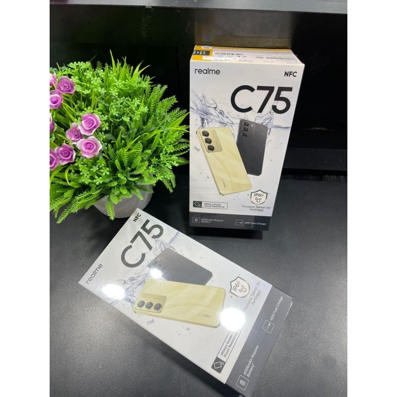 Jual NEW REALME C75 RAM 8+8GB INTERNAL 128/256GB GARANSI RESMI.Ip 68/69 ...