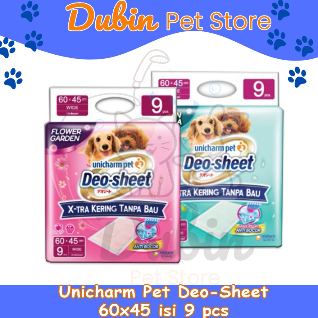 Jual Unicharm Pet - Deo Sheet SuperWide Underpad Pee Pad Alas 60x45 cm ...
