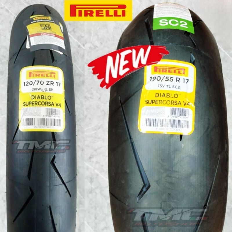 PIRELLI ピレリ DIABLO SUPERCORSA SC V4 【140/70 R 17 M/C TL 66V V4