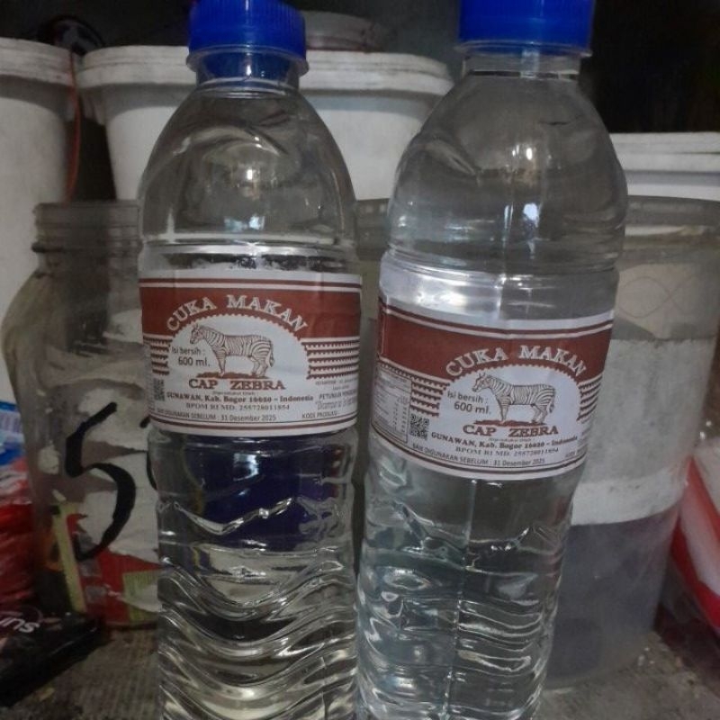 Jual cap zebra cuka makan 1 botol 600ml | Shopee Indonesia