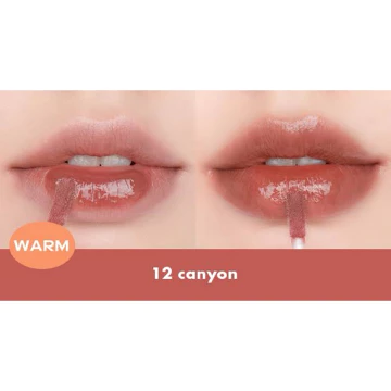 READY R0MND Dewyful Water Tint Glossy Colorful In Coral Chili Up Lilac Cream Liptint