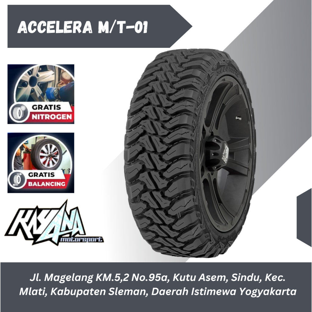 Jual Ban Offroad R13 Ukuran 165 80 R13 Accelera M/T01 Ban Pacul R13 ...