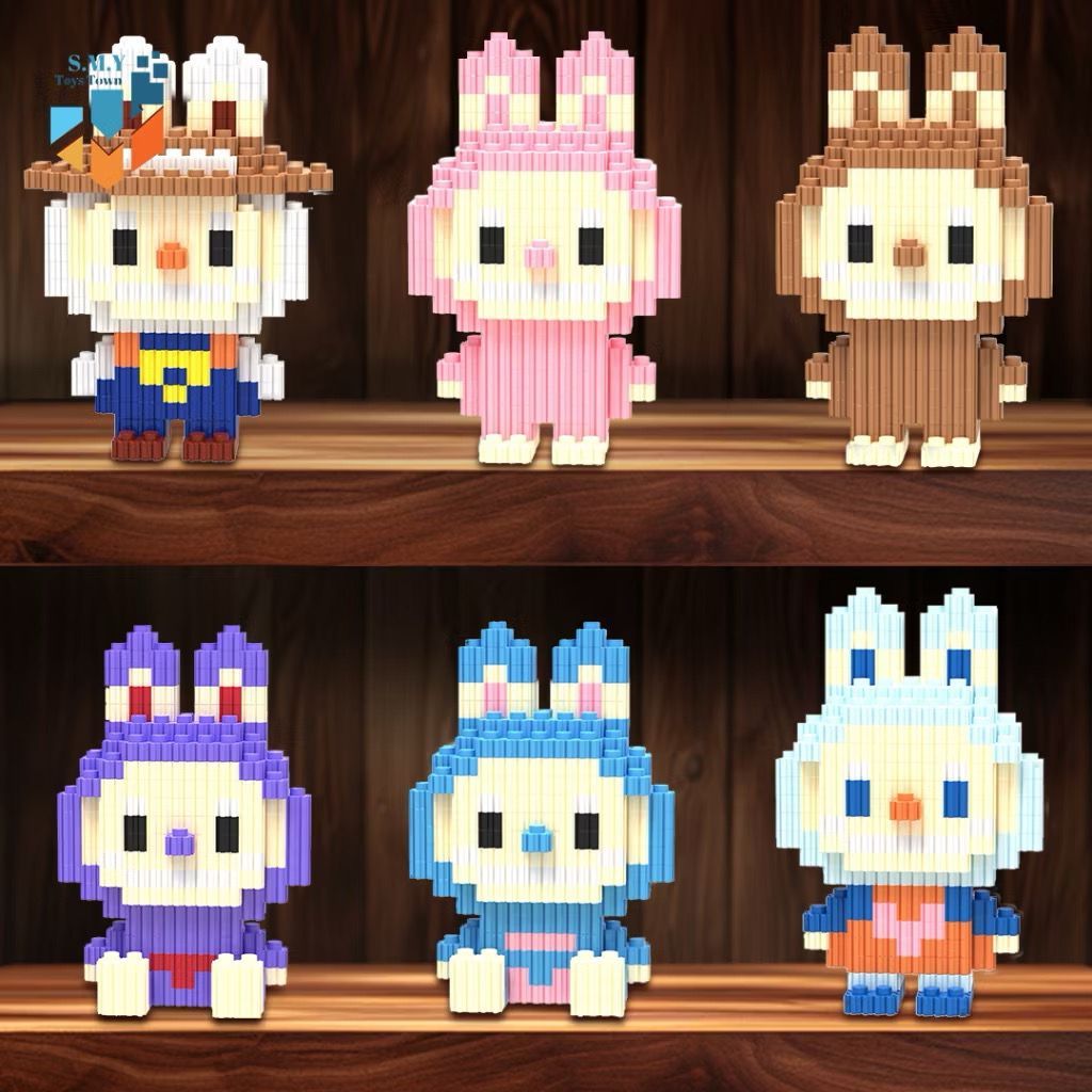 Jual TSC Toystown Nano Blocks The Monster Exciting Labubu Toffee Mini ...