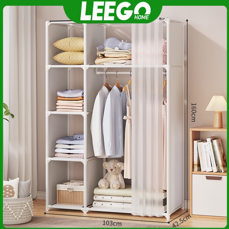Jual Lemari Pakaian/Rak Terpisah/Rak Penyimpanan/Rak Buku Multi -Layer ...