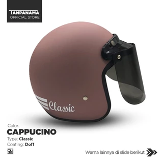 Tanpanama Helm - Helm Bogo Classic / Helm Retro Dewasa SNI Warna Pastel