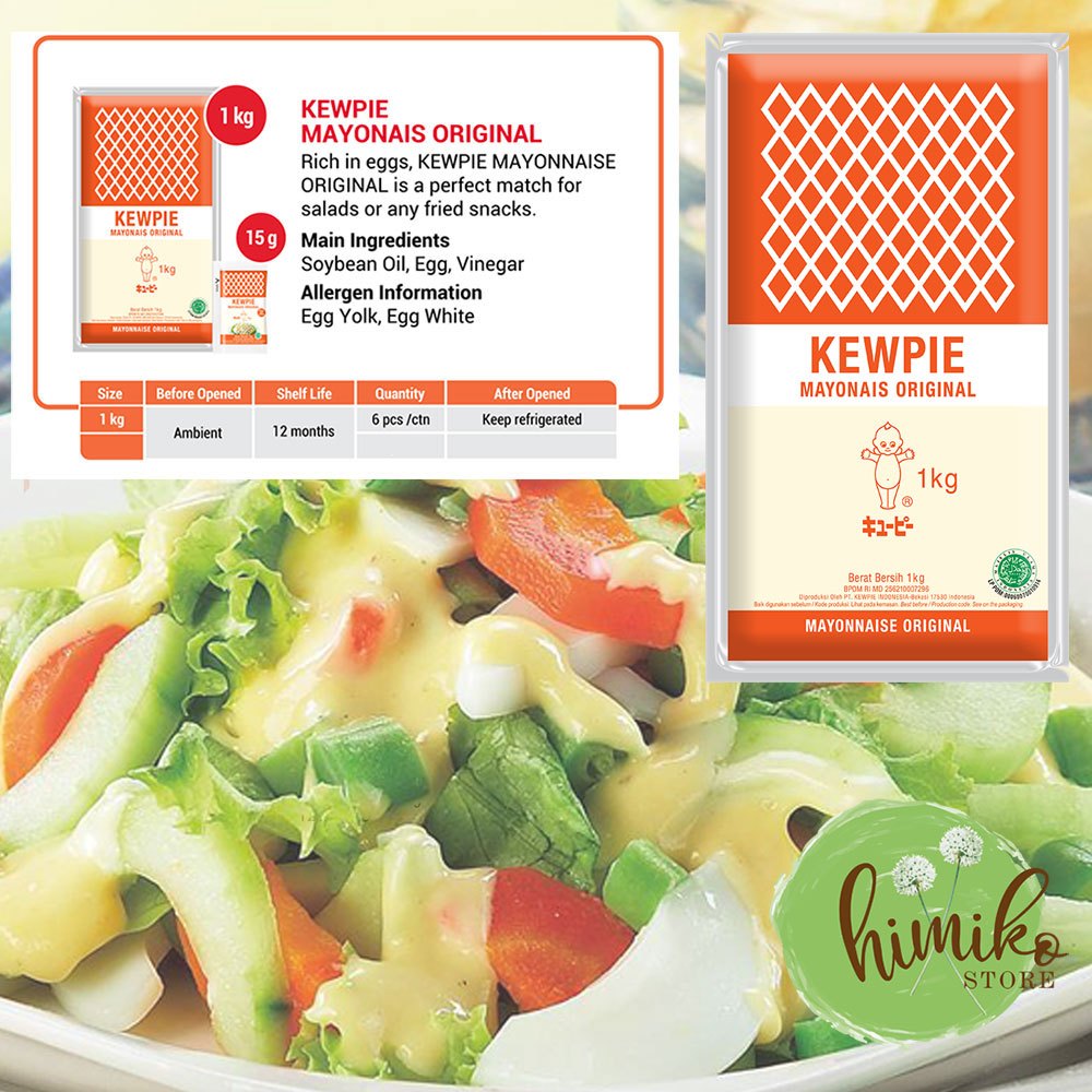 Jual Kewpie Mayonnaise All Variant Rasa Original Cheese Egg Mentai Mayo ...