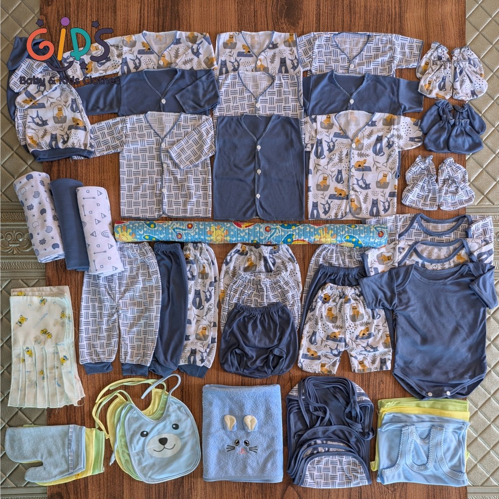 Jual GiDS 65 Paket Baju Bayi Baru Lahir Laki laki Perempuan Set Baju