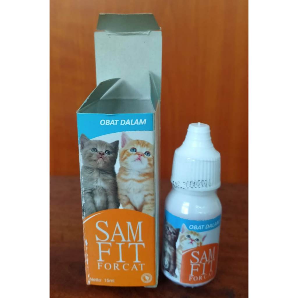 Jual Samfit Kucing Obat Diare Flu Lemas Tidak Mau Makan Demam Obat ...