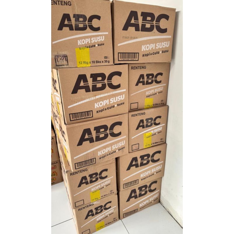 Jual 1 karton Kopi ABC SUSU isi 12 renteng ( 12rtg x 10bks x 30gr ...