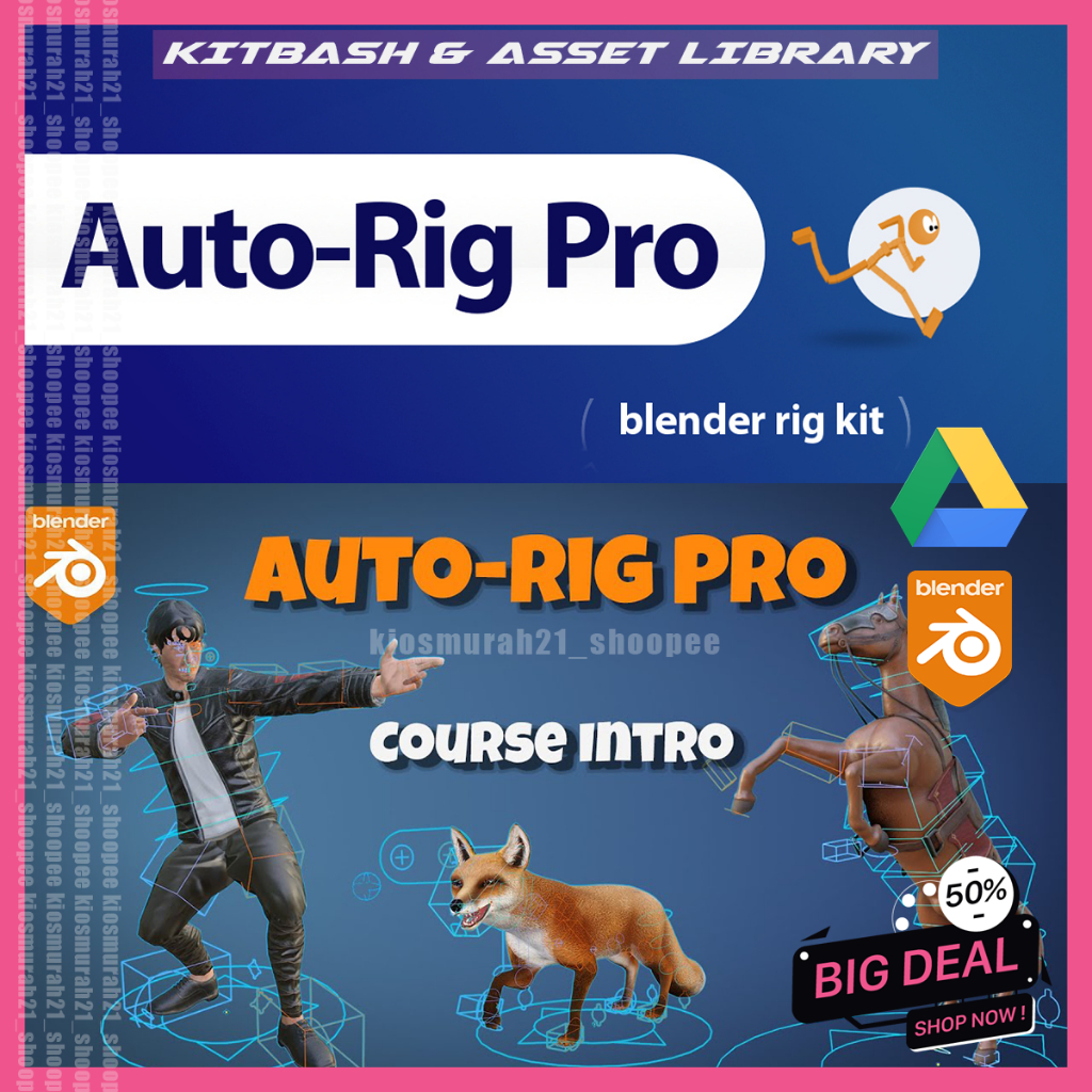 Jual Auto Rig Pro 3D Blender addons Plugin Terbaru | Shopee Indonesia