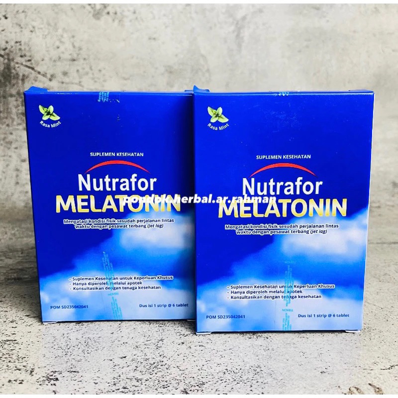 Jual NUTRAFOR MELATONIN (Mengatasi kondisi fisik setelah perjalanan ...
