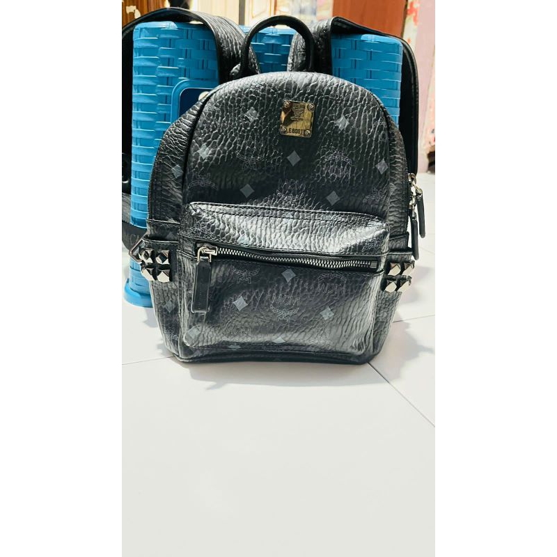 Jual Tas ransel MCM Muchen Hitam | Shopee Indonesia