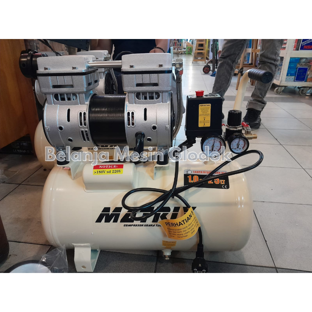 Jual Kompresor Oilless 1 Hp Matrix OFS750-25 | Shopee Indonesia