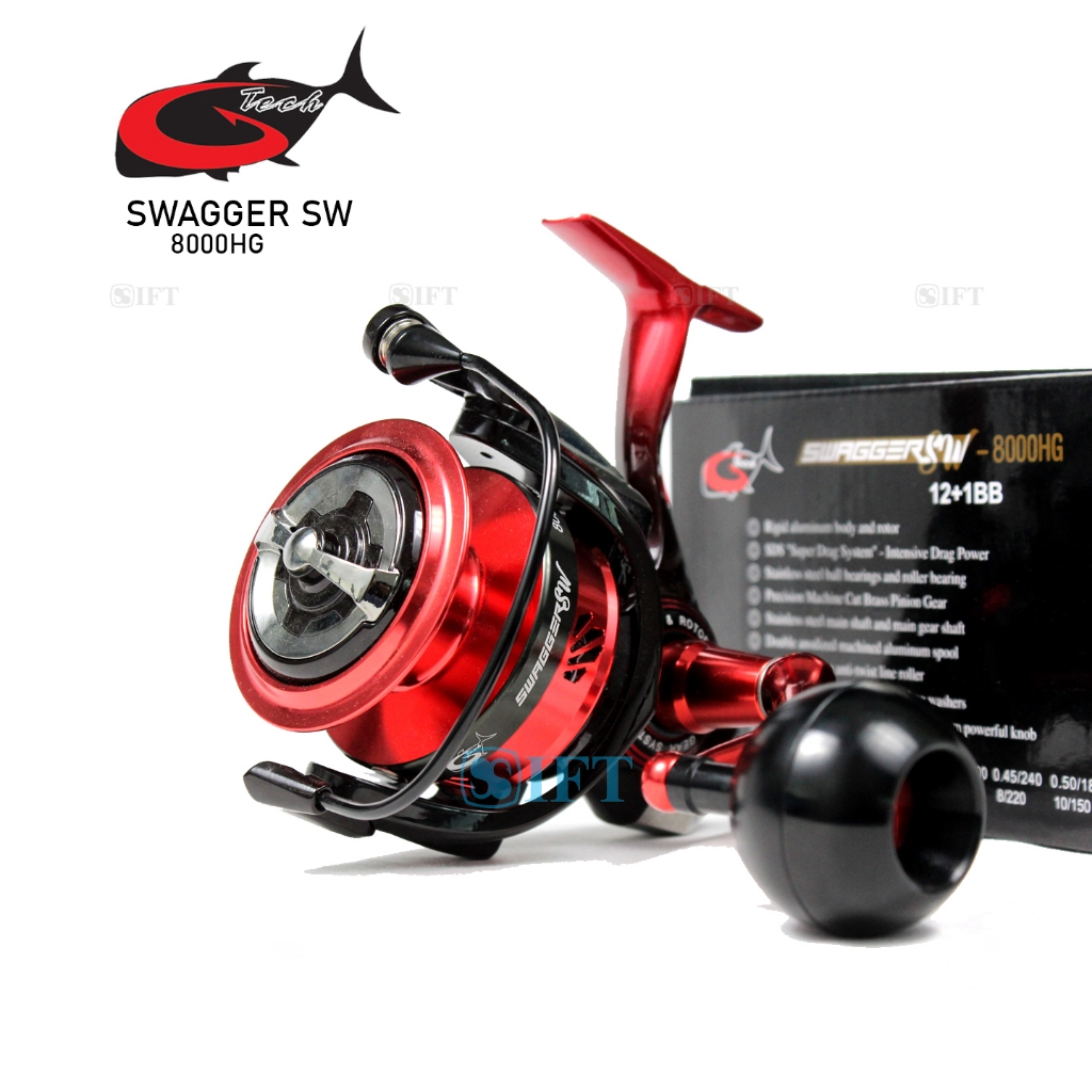 Jual Reel G-TECH SWAGGER SW 4000 s/d 8000 HG PG Limited Edition | Power ...