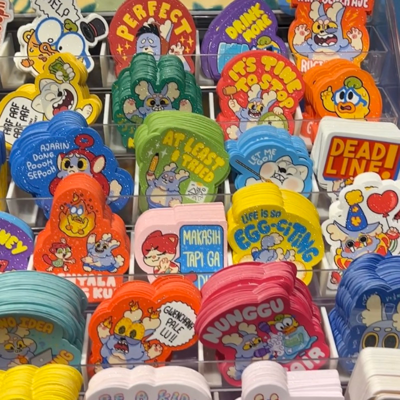 Jual (PER 8PCS) Sekat Rak Akrilik Untuk Display Sticker | Shopee Indonesia