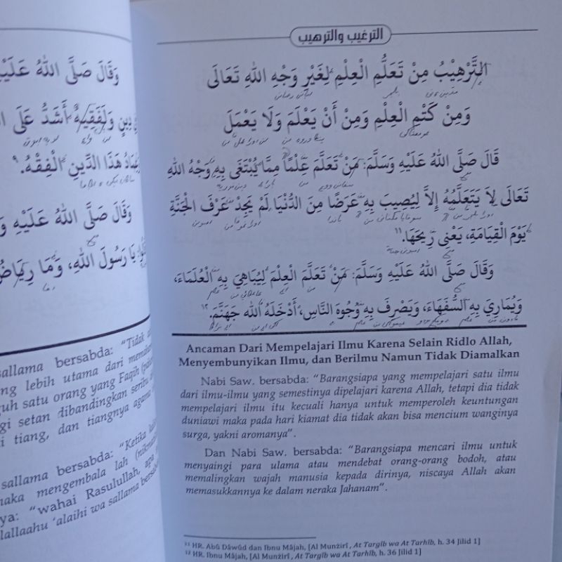 Jual Terjemah Targhib Wa Tarhib Di Lengkapi Makna Pesantren | Shopee ...
