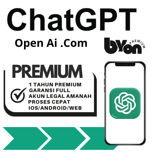 Jual ChatGPT+ ChatGPT 4 Open Ai Resmi Premium 1 Tahun Bergaransi ...