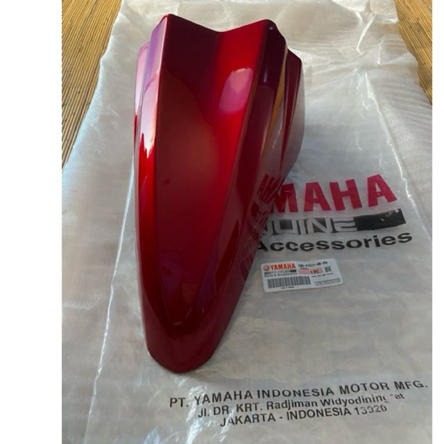 Jual SPAKBOR DEPAN MIO SMILE 28D MERAH MAROON SPAKBOARD FENDER FRONT 