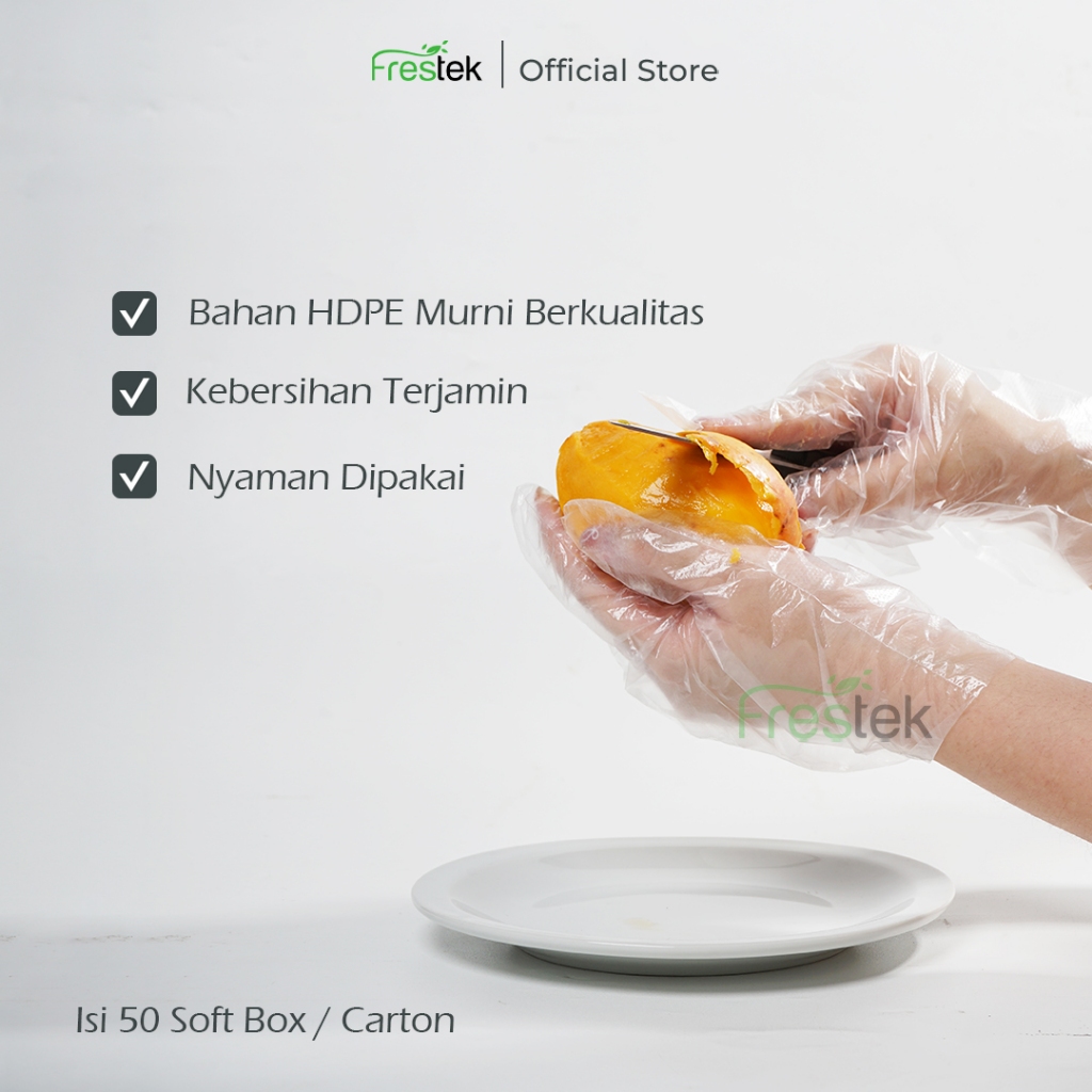 Jual Sarung Tangan Plastik STP Disposable 100 pcs Food Grade Higienis ...