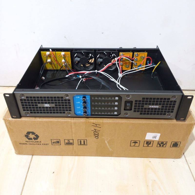 Jual Box Power Builtup 2U 4 Channel Lengkap Aksesoris | Shopee Indonesia