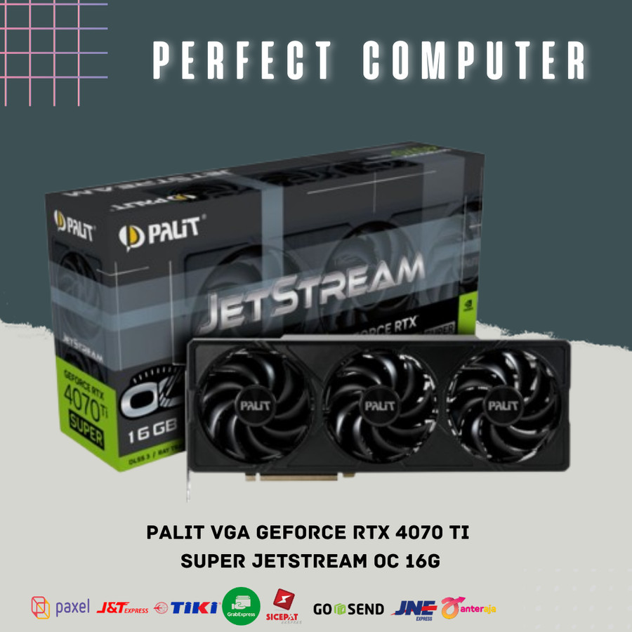 Jual PALIT VGA GeForce RTX 4070 Ti Super Jetstream OC 16G | Shopee ...