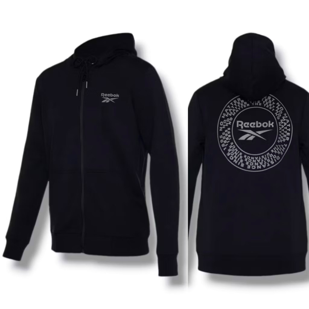 Jual (NEW ARRIVAL BEST SELLER) Zip Hoodie Reebok Men Original | Shopee ...