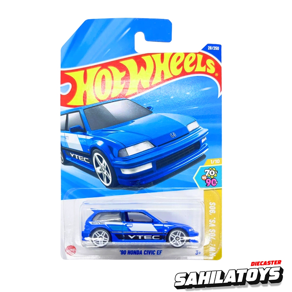 Jual Hot Wheels 90 Honda Civic Ef Abu Honda Series 2022 Di Seller