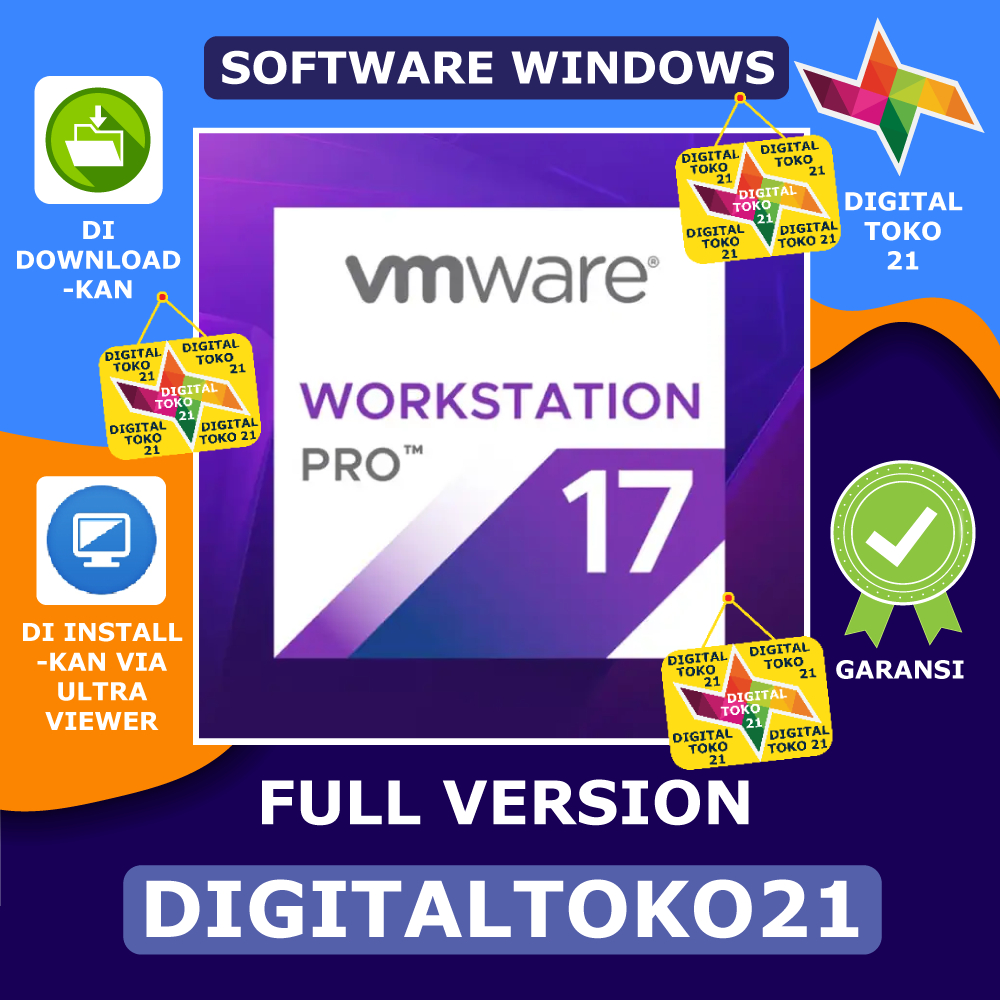 Jual [Diinstallkan] VMware Workstation Pro 17.6.2 Full Version Software ...