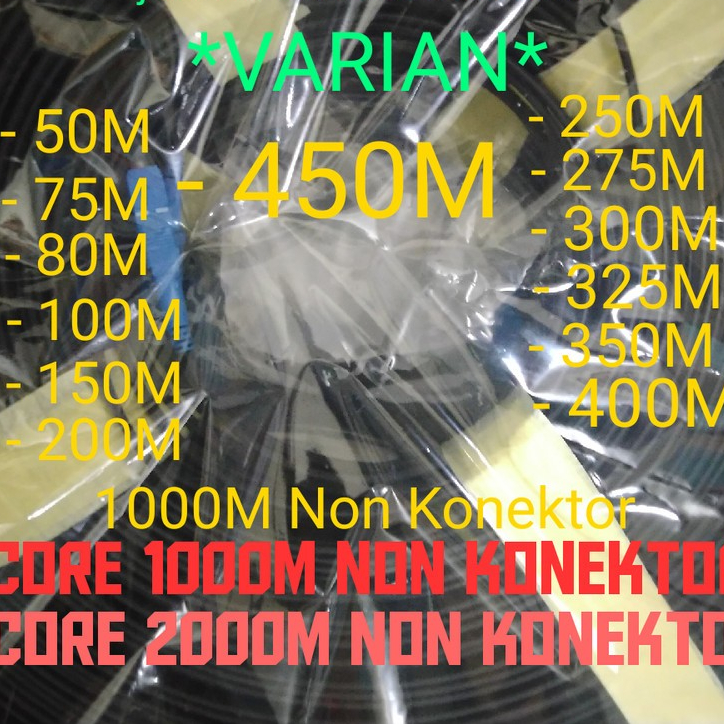 Jual dropcore 1 core 3 seling 50M siap pakai | Shopee Indonesia