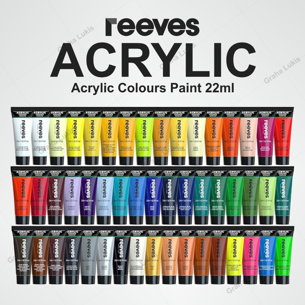 Jual Cat Akrilik Reeves Artists / Acrylic Color Paint 22ml | Shopee ...