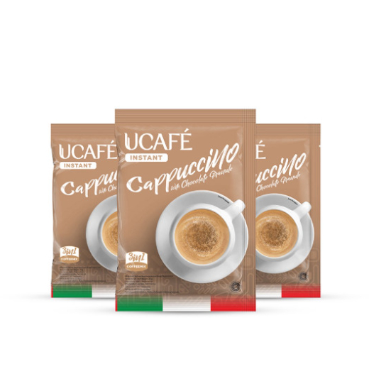 Jual UCAFE CAPPUCCINO 250G ( 10 Sachet 25g ) | Shopee Indonesia