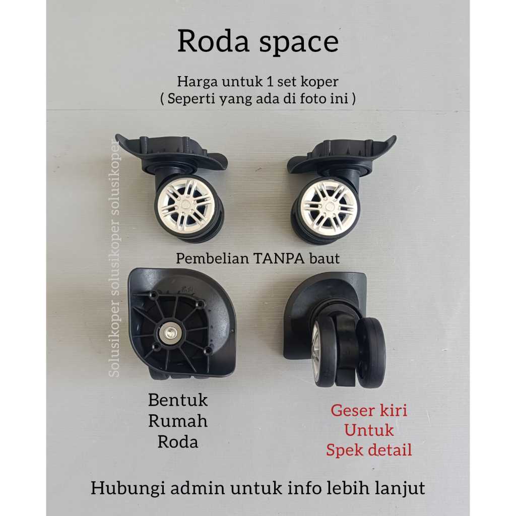 Jual RODA KOPER, RODA KOPER KAMILITAN, RODA DOUBLE WHEL,RODA PUTAR 360 ...