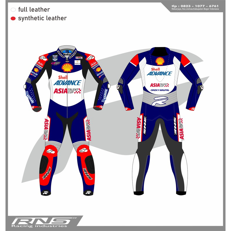 Jual Wearpack Balap Road Race Premium Full Protector semi kulit terbaik ...