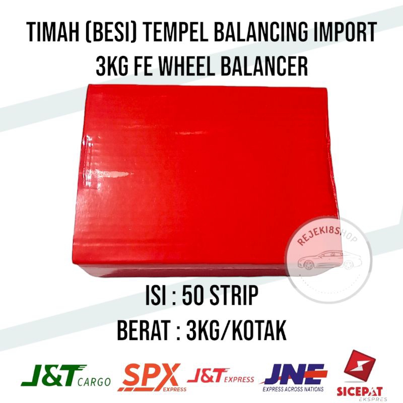 Jual TIMAH(BESI) BALANCING IMPORT 3KG FE WHEEL BALANCER | Shopee Indonesia
