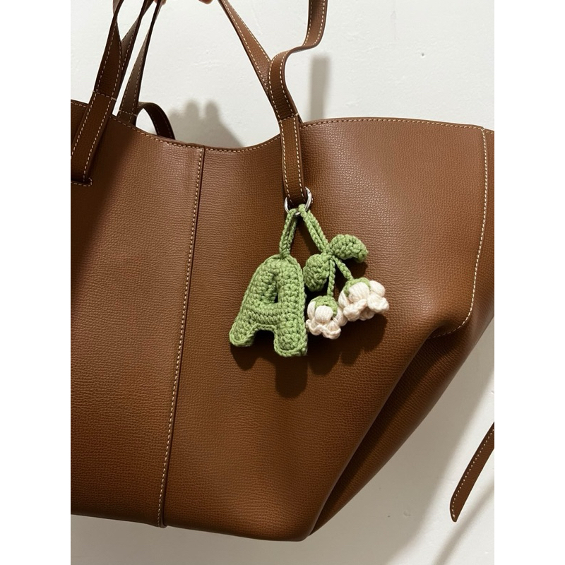 Jual Gantungan Tas/Kunci Inisial Alfabet Rajutan/Crochet/Keychain ...