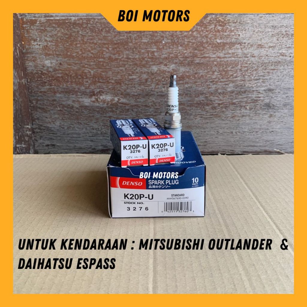 Jual BUSI DENSO K20P-U MITSUBISHI OUTLANDER / DAIHATSU ESPASS | Shopee ...