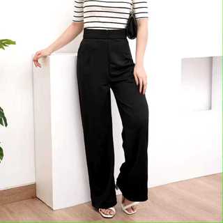 Jual Cozie Pants Celana Wanita Highwaist Loose Pants Trousers